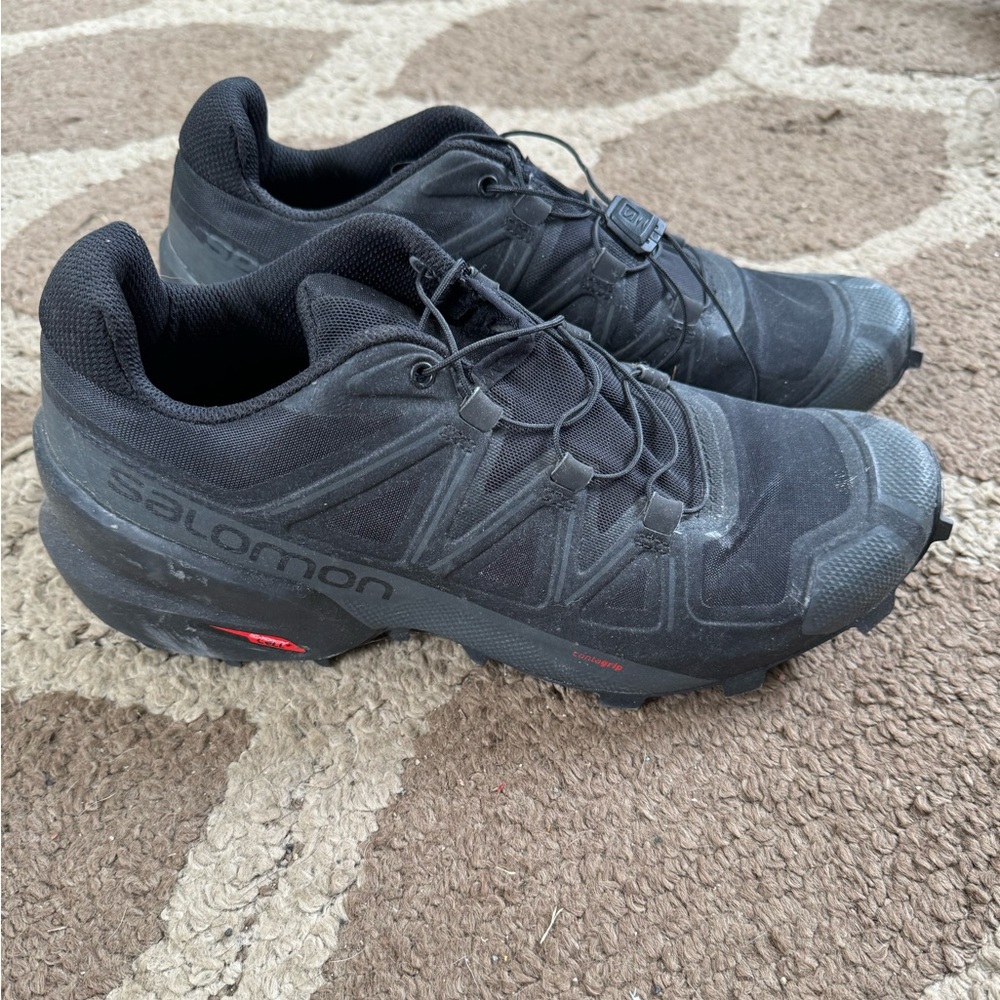 Gently used Salomon training shoe